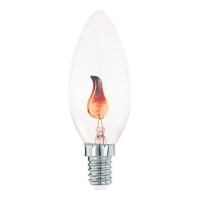 Лампа светодиодная Eglo E14 1.3W прозрачная 11848