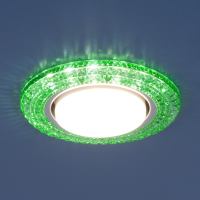 Встраиваемый светильник Elektrostandard 3030 GX53 GR зеленый