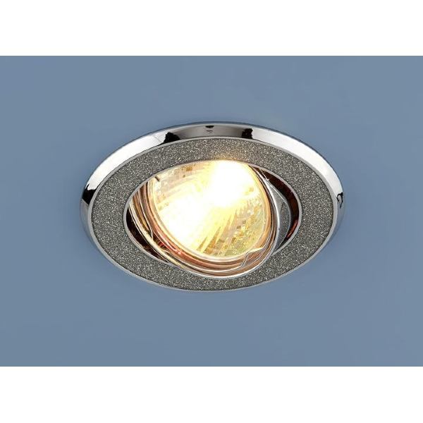 Встраиваемый светильник Elektrostandard 611 MR16 SL серебряный блеск/хром