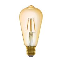 Лампа светодиодная филаментная диммируемая Eglo E27 5.5W 2200K золотистая 11865