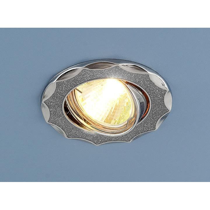 Встраиваемый светильник Elektrostandard 612 MR16 SL серебряный блеск/хром